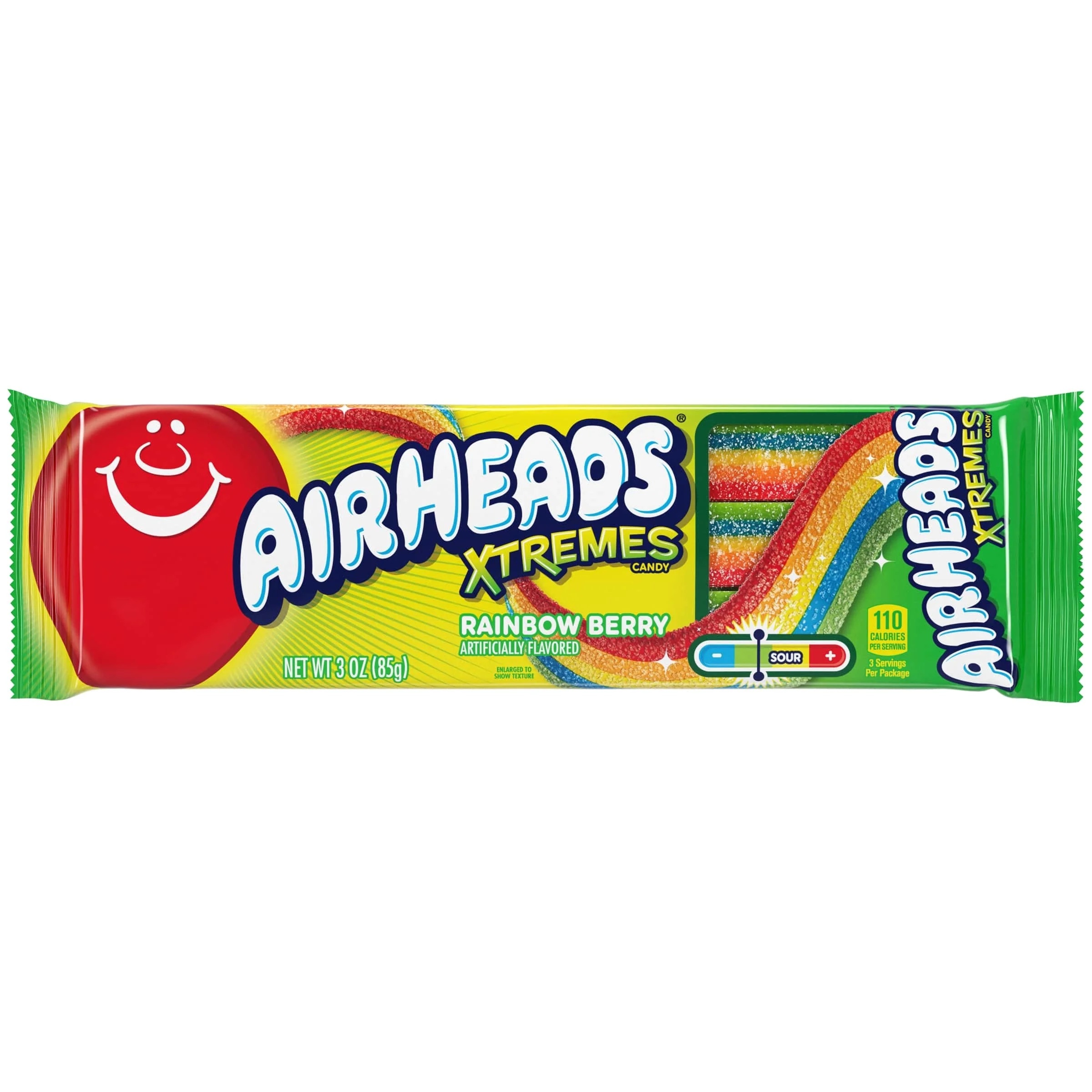 Pack of rainbow colored airheads